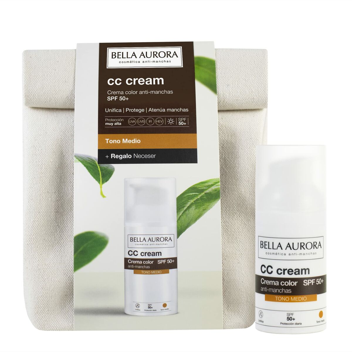 Bella Aurora Cc Cream Bella Aurora Srednji Ton Kože 30 Ml 2 Dijelovi